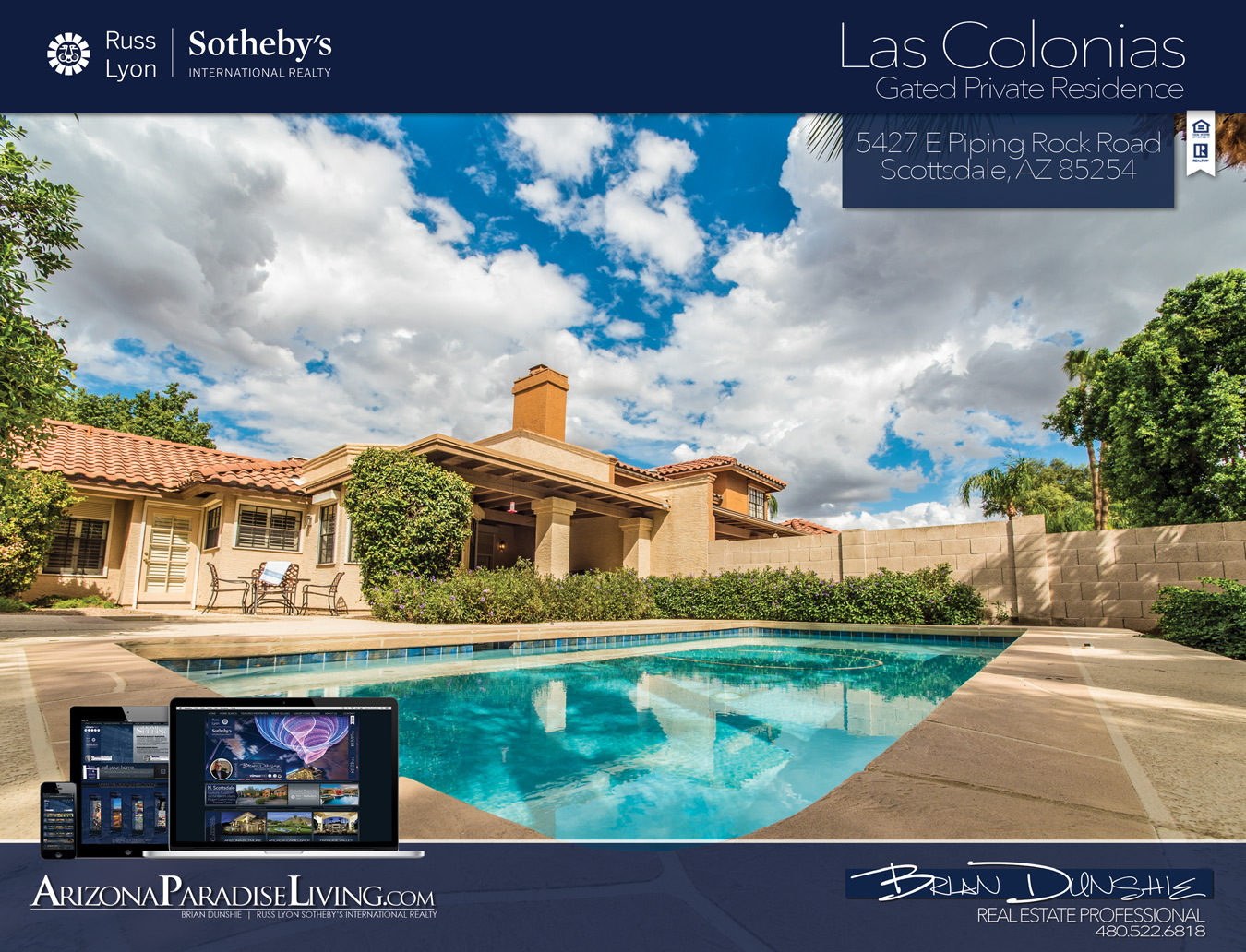 Arizona Paradise Living Las Colonias Patio Home For Sale 5427 E